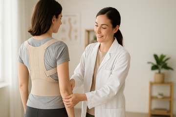 Posture correction devices and ergonomic support solutions
