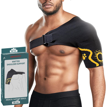 Shoulder Stability Brace Compression Sleeve for Rotator Cuff Support
