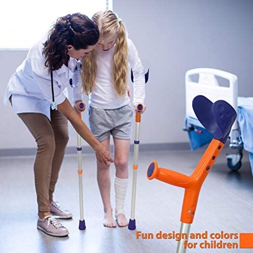 Tiki Kids Walking Forearm Crutches with Adjustable Arm Support product image