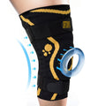 ORTONYX knee brace ACKB714, 3D knitted knee sleeve with patella gel ring and dual fastening straps for breathable support