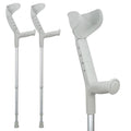 ORTONYX Progress I adult walking forearm crutches set with adjustable forearm support and height-adjustable aluminum shafts.
