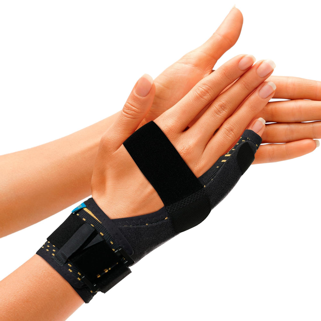 ORTONYX Pinky Finger Splint KB434 boxer fracture brace stabilizing 4th & 5th fingers; ulnar gutter support, breathable knit