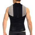 ORTONYX TLSO thoracic lumbosacral orthosis, full-back dorsolumbar posture corrector with steel stays and crisscross straps.