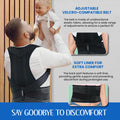 ORTONYX Back Brace Posture Corrector ACHB8247, thoracic and clavicle support with shoulder straps and hook‑and‑loop belt.