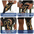 ORTONYX Knee Compression Sleeve, 3D Knitted Knee Brace for Pain Relief, Recovery from Injuries, Meniscus Tear Arthritis ACL PCL Men & Women product image