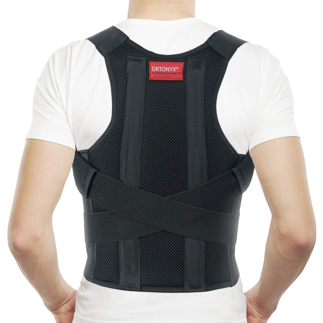 ORTONYX Comfort Posture Corrector Clavicle and Shoulder Support Back Brace, Fully Adjustable for Men and Women/656 product image