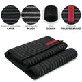 ORTONYX 6.25 inch abdominal binder, breathable elastic with hook-and-loop closure; slim design for lumbosacral support.