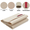ORTONYX 6.25 inch abdominal binder in beige, breathable elastic with hook-and-loop closure; slim lumbosacral support wrap