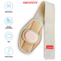 ORTONYX Baby Umbilical Hernia Belt OX350 with foam pad for umbilical support, breathable elastic strap, hook-and-loop closure