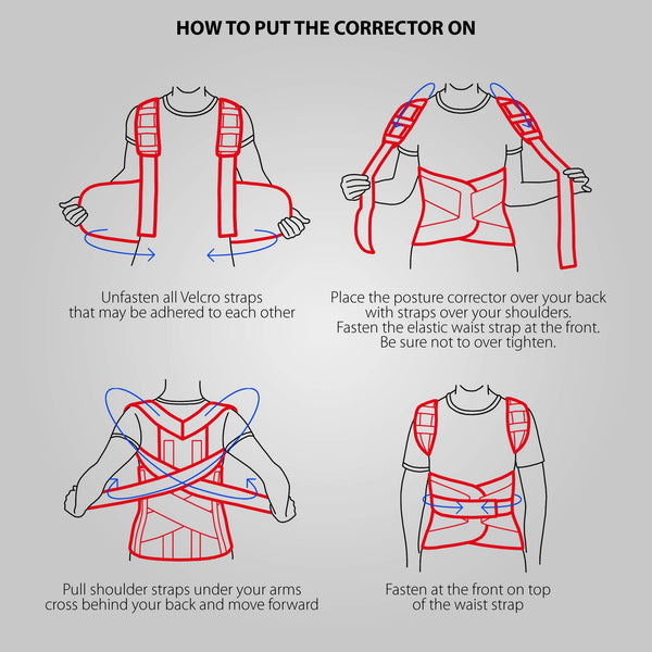 Full Back Dorsolumbar Brace Posture Corrector product image
