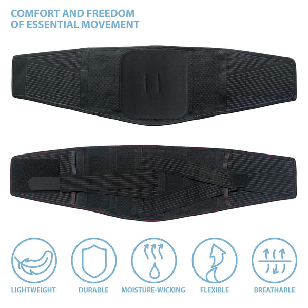 Lumbar Support Belt Back Brace - Breathable, Ergonomic Lumbosacral Back Brace for Men and Women product image