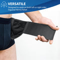 ORTONYX Inguinal Hernia Belt truss with removable compression pad and hook-and-loop strap for left/right groin support.