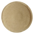 Round beige ORTONYX Silicone Hernia Pad with soft cotton liner; abdominal binder pad insert for umbilical or ventral support