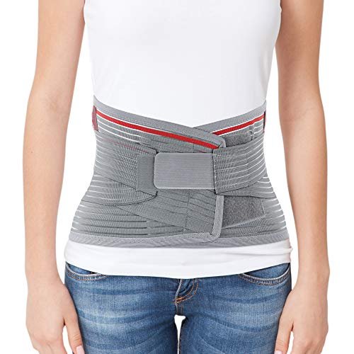 Lumbar Support Belt Back Brace - Breathable, Ergonomic Lumbosacral Back Brace for Men and Women