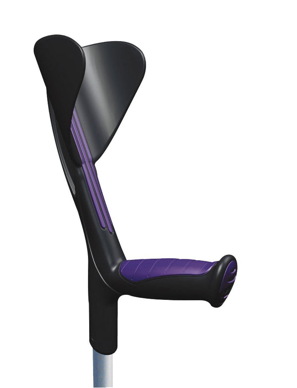 ORTONYX Walking Forearm Crutch - height adjustment mechanism detail