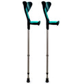 ORTONYX Forearm Crutches size chart with height and weight specifications
