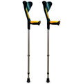 ORTONYX Forearm Crutch pair - both crutches standing upright together