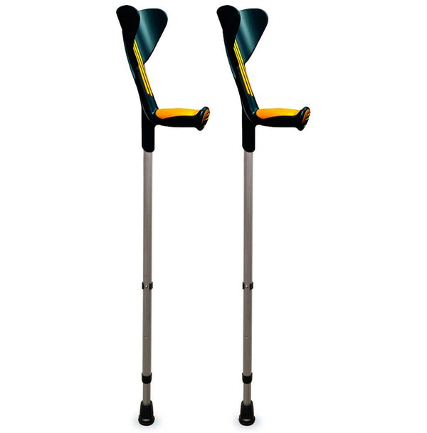 ORTONYX Forearm Crutch pair - both crutches standing upright together