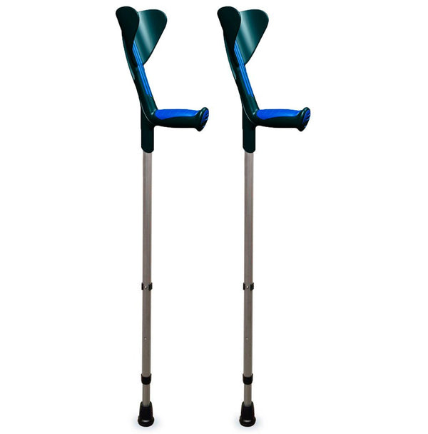 ORTONYX Ergonomic Forearm Crutch - side profile showing contoured design