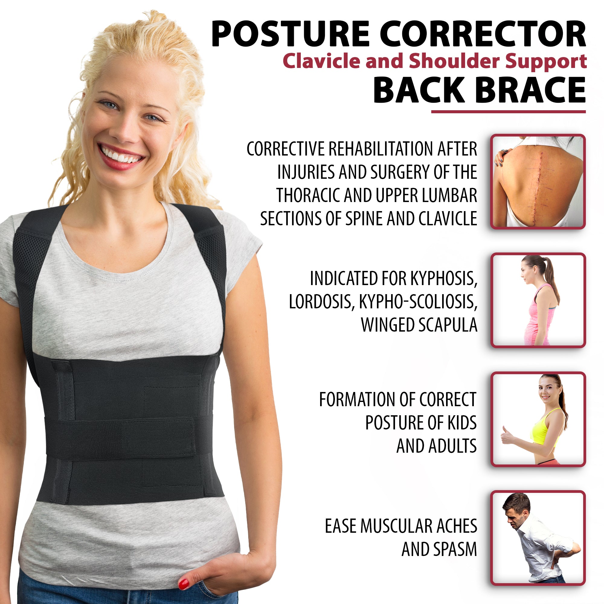 Comfort posture corrector brace hotsell